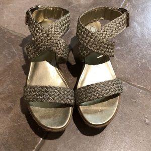 Gold Jessica Simpson Sandals